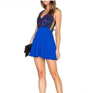 NBD Flower Constellation Mini Tank Dress Size Medium